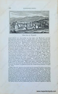 Genuine-Antique-Illustration-East-view-of-Peekskill-(NY)-with-verso-of-the-residence-of-the-late-Chief-Justice-Jay,-Bedford-(NY)-1841-Barber-Maps-Of-Antiquity