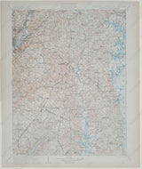 Genuine-Antique-Topographic-map-Patuxent-Quadrangle-Maryland-MD-Washington-DC-Antique-Topo-Map-Antique-Geological-&-Topographical-Maps-Vermont-1906-USGS-Maps-Of-Antiquity-1800s-19th-century