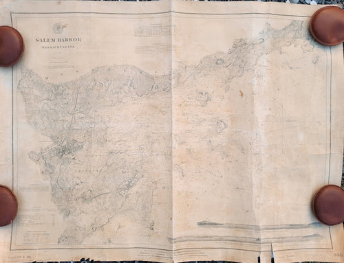 Antique-Map-Salem-Harbor-Massahusetts.-U.-S.-Coast-and-Geodetic-Survey-1875-1888-Maps-Of-Antiquity