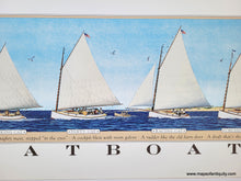 Load image into Gallery viewer, 1998 - Catboats - Modern Print
