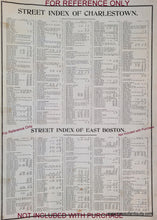 Load image into Gallery viewer, 1912 - Plate 19, Charlestown - Two maps: Part of Wards 3 &amp; 5, Part of Wards 3 &amp; 4, City of Boston - Antique Map
