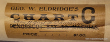 Load image into Gallery viewer, 1904 - Geo. W. Eldridge&#39;s Chart C, Vineyard Sound Lt. Ship to Chatham - Antique Chart
