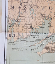 Load image into Gallery viewer, 1903 - Second L. H. District - Boston and Cape Cod, Martha&#39;s Vineyard, and Nantucket - Antique Chart
