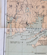 Load image into Gallery viewer, 1903 - Second L. H. District Boston And Cape Cod Martha’s Vineyard Nantucket Antique Chart
