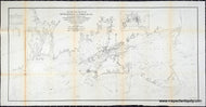 1872 - Map of the Coast of Massachusetts and Rhode Island to Accompany the Report of the US Commissioner of Fish and Fisheries - Genuine Antique Chart