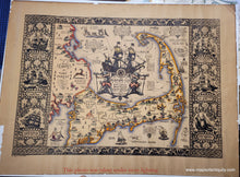 Load image into Gallery viewer, 1930 - The Map of Old Cape Cod - Antique Map
