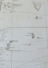 Load image into Gallery viewer, 1807 - A New Chart of the Caribbean Sea and Isles Including the Coast of Guayana---Accurately drawn from the Authentic Documents by R. Blachford - Antique Chart
