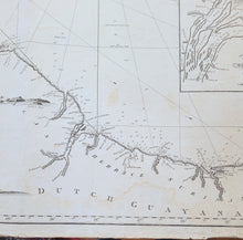 Load image into Gallery viewer, 1807 - A New Chart of the Caribbean Sea and Isles Including the Coast of Guayana---Accurately drawn from the Authentic Documents by R. Blachford - Antique Chart
