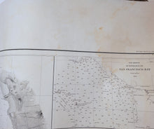 Load image into Gallery viewer, 1859 - Entrance to San Francisco Bay, California - Antique Chart
