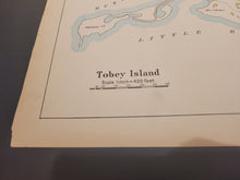 Load image into Gallery viewer, 1906 - Monument Beach, Tobey Island, Part of Bourne Page 5 (MA) - Antique Map
