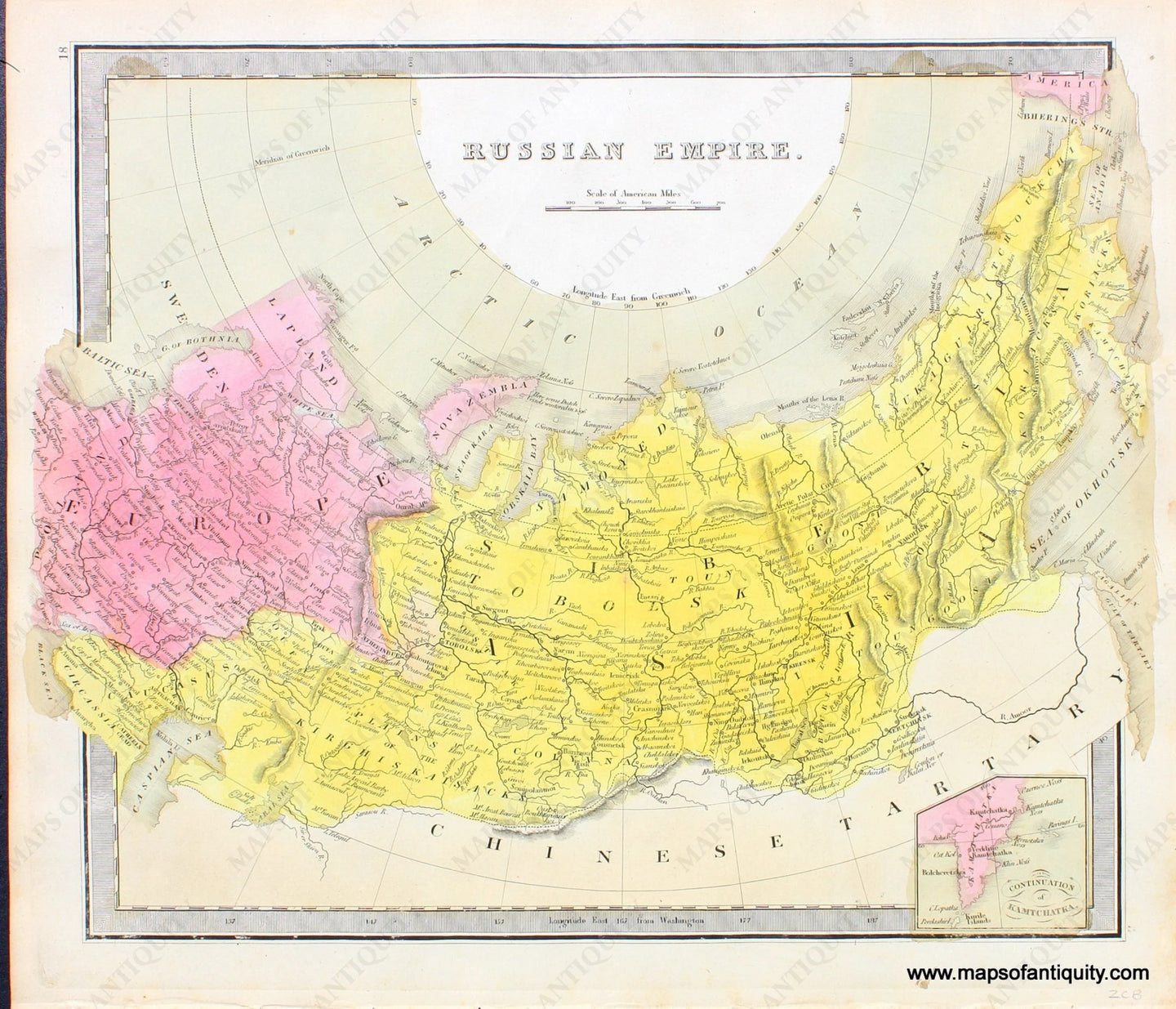 Antique-Hand-Colored-Map-Russian-Empire.-Asia-Asia-Russia-1842-Jeremiah-Greenleaf-Maps-Of-Antiquity