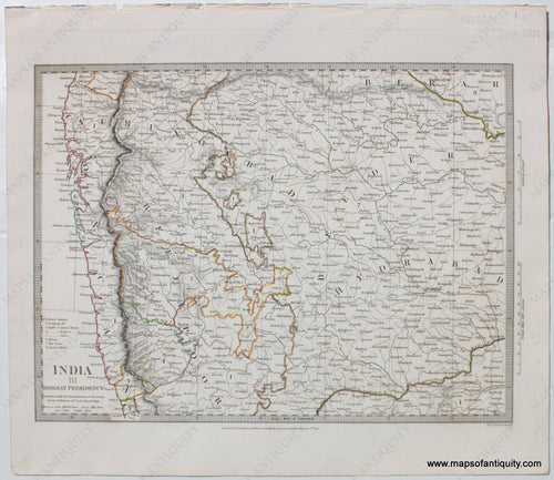 Antique-Hand-Colored-Map-India-III-Bombay-Presidency-Asia-India-1831-SDUK/Society-for-the-Diffusion-of-Useful-Knowledge-Maps-Of-Antiquity