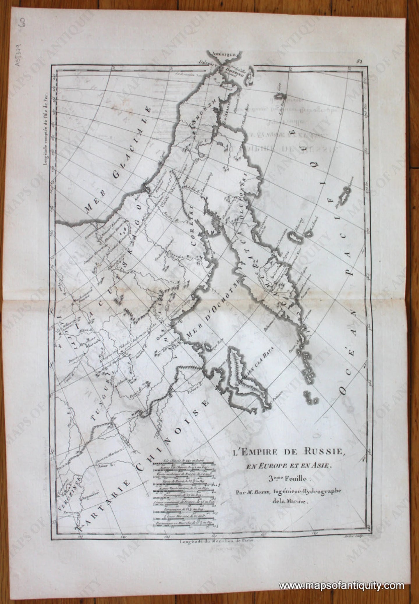 Antique-Map-Russia-Empire-Russie-Bonne-Desmarest-1787