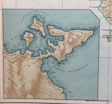 Load image into Gallery viewer, 1899 - Mindoro Island Philippines Antique Map Genuine
