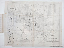 Load image into Gallery viewer, 1876 - Morrison's Stranger's Guide for Washington City (DC) with Numerous Engravings and Map - Genuine Antique Tourism Booklet
