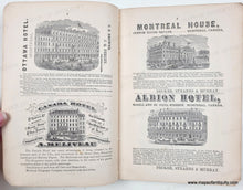 Load image into Gallery viewer, 1875 - The Stranger's Illustrated Guide to Montreal - Genuine Antique Tourism Booklet
