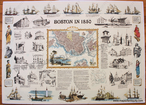 Historical-Map-Boston-in-1850-c.-1960s-Unknown-Boston-1900s-20th-century-Maps-of-Antiquity