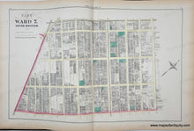 Load image into Gallery viewer, Genuine-Antique-Map-Part-of-Ward-7-South-Boston-Plate-B-1874-Hopkins-Maps-Of-Antiquity
