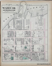 Load image into Gallery viewer, Genuine-Antique-Map-Part-of-Ward-12-South-Boston-Plate-G-1874-Hopkins-Maps-Of-Antiquity
