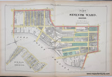 Load image into Gallery viewer, Genuine-Antique-Map-Part-of-Seventh-Ward-Boston-Plate-I-1874-Hopkins-Maps-Of-Antiquity
