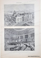 Genuine-Antique-Print-The-Recent-Additions-to-the-Massachusetts-State-House-Boston-1895-Harpers-Weekly-Maps-Of-Antiquity