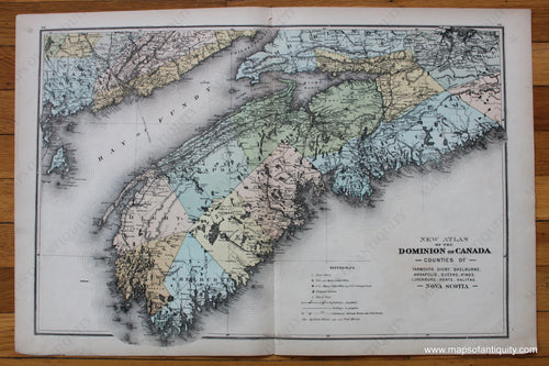 Antique-Printed-Color-Map-New-Atlas-for-The-Dominion-of-Canada-Counties-of-Nova-Scotia-North-America-Canada-1881-Belden-Maps-Of-Antiquity