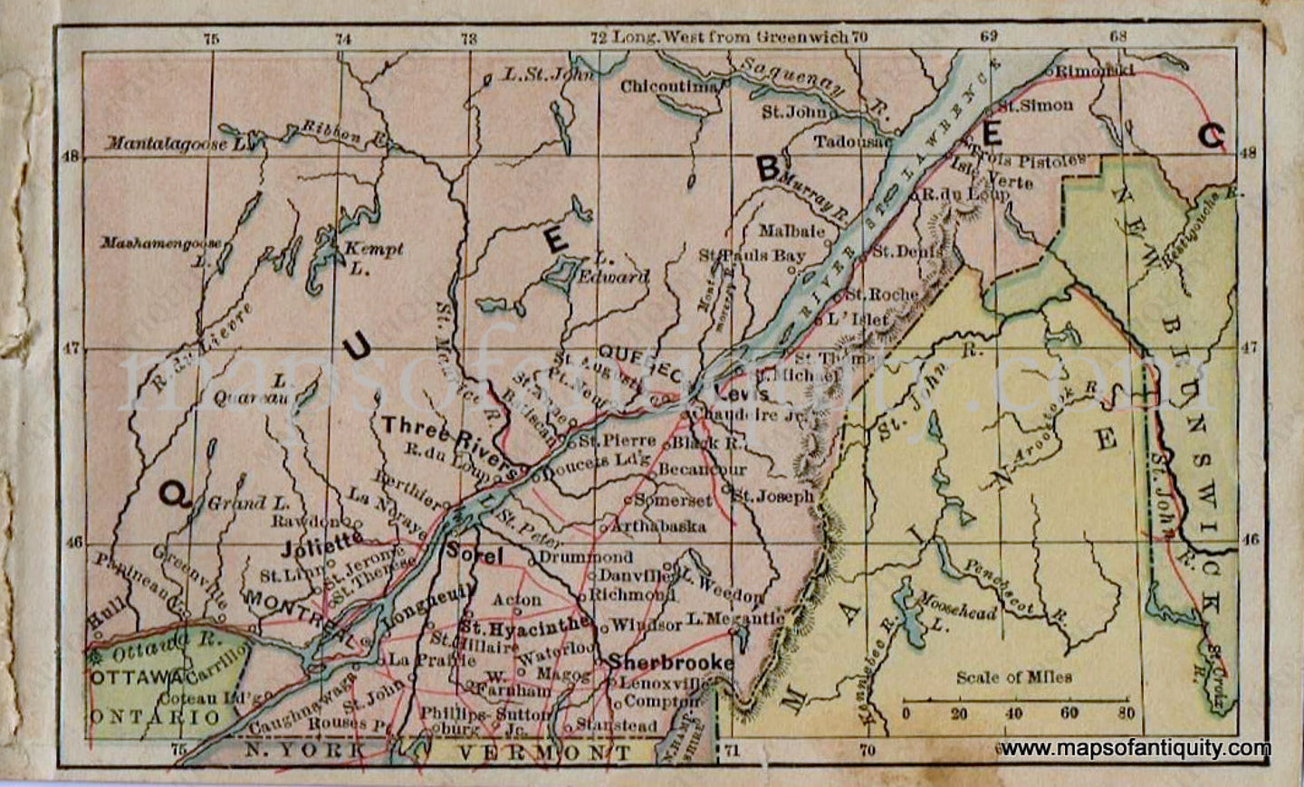 Antique-Map-Miniature-Map-of-Ohio-1880-Bradstreet-1800s-19th-century-maps-of-Antiquity