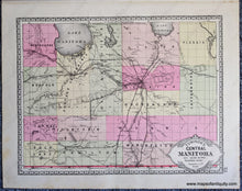 Load image into Gallery viewer, 1888 - Double-Sided Sheet With Multiple Maps: Centerfold Tunison’s Canada; Versos: Central
