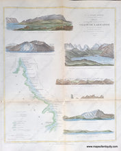 Load image into Gallery viewer, 1860 - Sketch Showing The Geology Of Coast Labrador Eclipse Harbor Antique Map Genuine Report Chart
