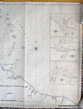 Load image into Gallery viewer, 1807 - A New Chart Of The Caribbean Sea And Isles Including Coast Guayana---Accurately Drawn From
