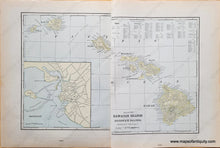 Load image into Gallery viewer, Antique-Map-Puerto-Porto-Rico-Hawaii-Philippines-1903-Cram-1900s- Maps-of-Antiquity
