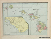 Load image into Gallery viewer, Antique-Map-Hawaii--Cram-1900- Maps-of-Antiquity
