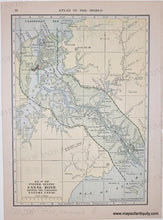 Load image into Gallery viewer, Genuine-Antique-Map-Genuine-Antique-Chart-Map-of-the-United-States-Canal-Zone-showing-the-Completed-Panama-Canal-verso-River-Systems-of-the-World-1914-Hammond-Maps-Of-Antiquity
