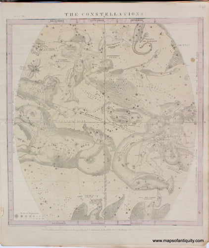 Antique-Map-Northern-Constellations-October-November-December