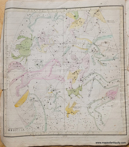 Genuine-Antique-Map-The-Visible-Heavens-in-January-February-and-March-1833-Burritt-Maps-Of-Antiquity