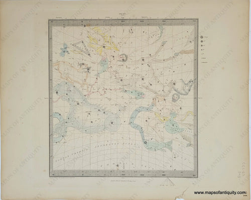 Genuine-Antique-Engraving-Celestial-Map-No-1-featuring-Aries-Pegasus-and-Aquarius-Celestial--1860-SDUK--Society-for-the-Diffusion-of-Useful-Knowledge-Maps-Of-Antiquity-1800s-19th-century