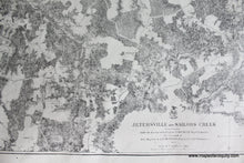 Load image into Gallery viewer, 1867 - Jetersville And Sailors Creek Antique Map Genuine Civil War Battle
