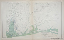 Load image into Gallery viewer, 1893 - Plate 110. Campaign of the Army of West Mississippi, Major Gen. E.R.S. Canby, Commanding in Southern Alabama, March and April, 1865. - Antique Print
