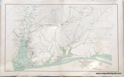 Antique-Lithograph-Print-Plate-110.-Campaign-of-the-Army-of-West-Mississippi-Major-Gen.-E.R.S.-Canby-Commanding-in-Southern-Alabama-March-and-April-1865.-1893-US-War-Dept.-Civil-War-Civil-War-1800s-19th-century-Maps-of-Antiquity