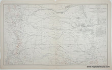 Load image into Gallery viewer, 1894 - Plate 119. Section of the Map of States of Kansas and Texas and Indian Territory with parts of the Territories of Colorado and New Mexico 1867. - Antique Print
