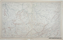 Load image into Gallery viewer, 1894 - Plate 141. General Topographical Map. Sheet VI. Sections of Ohio, West Virginia, Kentucky and Virginia. - Antique Print
