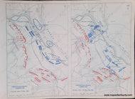 Genuine-Antique-Map-Fredericksburg-Campaign-Situation-Early-13-Dec--1862-and-Situation-About-1-00-PM-13-Dec--1862-1948-Matthew-Forney-Steele-Dept-of-Military-Art-and-Engineering-US-Military-Academy-West-Point-Maps-Of-Antiquity