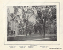 Load image into Gallery viewer, 1904 - Hand Colored And Black White Images Of Harvard University Radcliffe College Antique Print
