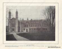 Load image into Gallery viewer, 1904 - Hand Colored And Black White Images Of Harvard University Radcliffe College Antique Print
