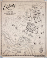 Genuine-Antique-Map-Activity-Map-of-the-Harvard-Summer-School-Cambridge,-Mass-c-1935-Schmitz-Holmes-Maps-Of-Antiquity