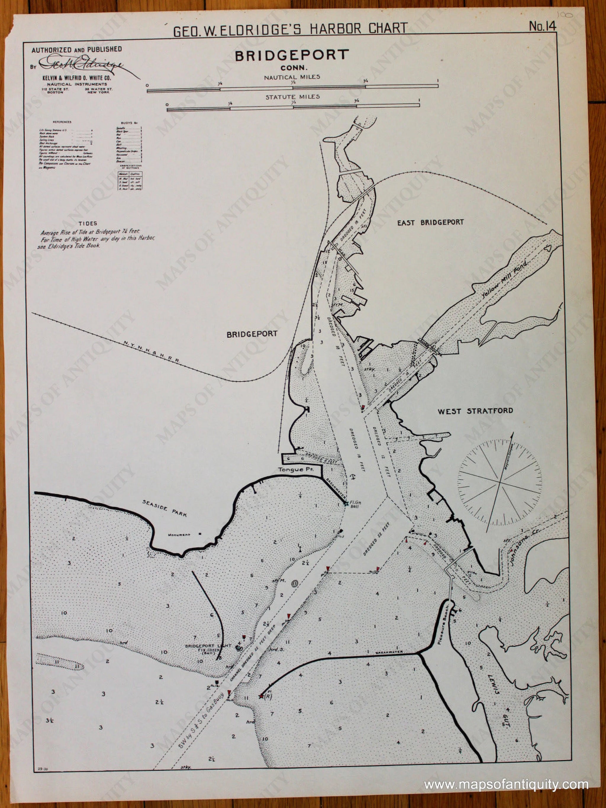 New Haven, Branford, Guilford, CT Nautical Chart Sign / Made outlet to Order