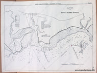 1910 - Clinton Conn. Duck Island Roads - Antique Chart