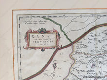 Load image into Gallery viewer, Antique-Hand-Colored-Map-Xensi-Imperii-Sinarum-Provincia-Secunda-Asia-China-Great-Wall-1655-Blaeu-Maps-Of-Antiquity-1600s-17th-century
