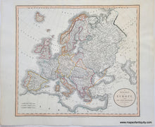 Load image into Gallery viewer, Genuine-Antique-Map-A-New-Map-of-Europe-from-the-Latest-Authorities-1806-Cary-Maps-Of-Antiquity
