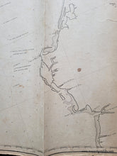 Load image into Gallery viewer, 1820 - Chart of the Mississippi River and the Coast of West Florida Extending from Longitude 83.45W to 92.20W - Antique Map
